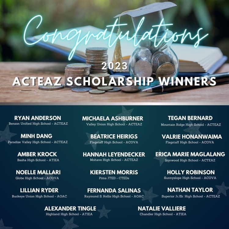 AZCTE Scholarship Announcement 📣 